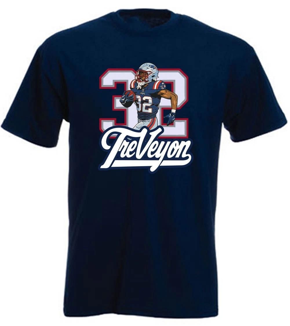 TreVeyon Henderson 32 Patriots Shirt T-Shirt M
