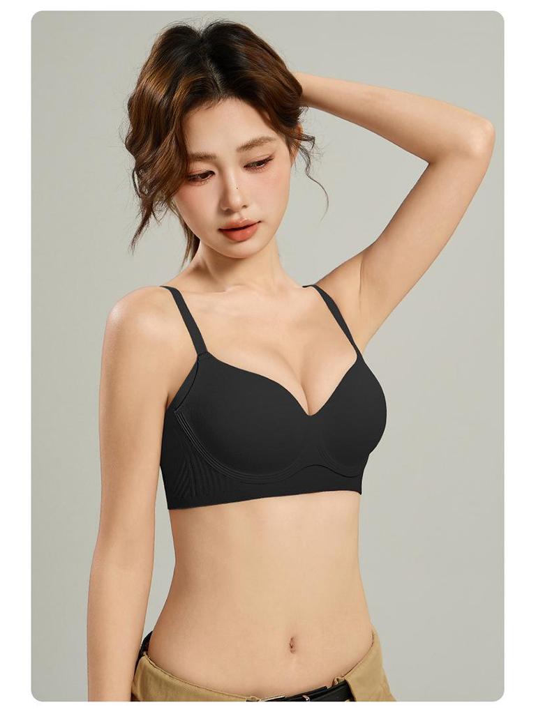 Push-Up Seamless Bra: Enhanced Lift & Support, Anti-Spillage, Anti-Sag, Side Support for Fuller, Rounder Look.