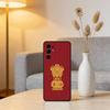 I-Indian N-National Emble Flag Phone Case For Samsung S25,S24,S21,S22,S23,S30,Ultra,S20,Plus,Fe,Lite,Note,10,Black Cover