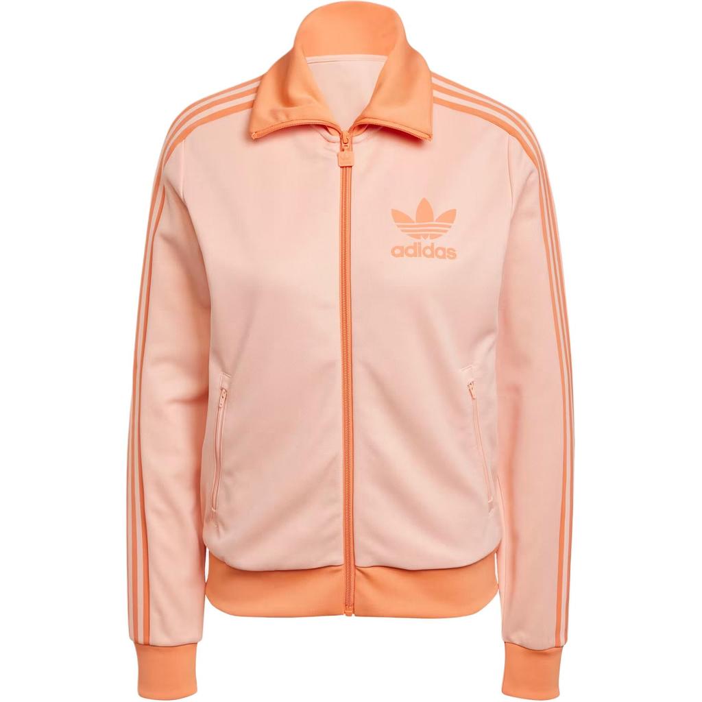 adidas Womens Beckenbauer Track Top Glow Pink Women Streetwear JC5808