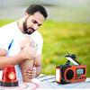 Hand Crank Emergency Radio AM/FM/SW Radio with SOS Alarm Flashlight Portable Weather Radio for Outdoor Camping and Emergency
