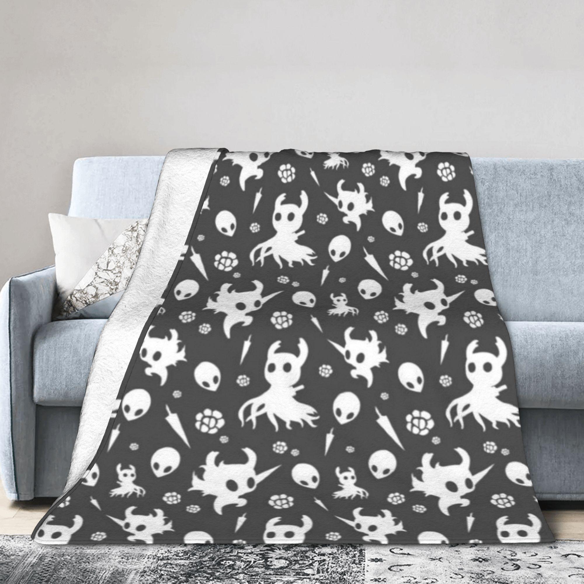 SOUL Hollow Knight Merch Blanket Super Soft Fleece  Throw Blankets Cozy Bedspreads 75X95CM