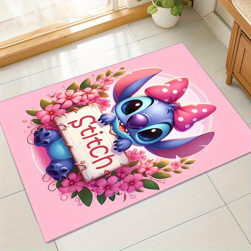 

1pc. Cute Stitch with Pink Bow Home Office Outdoor Carpet Gift Rug Mat Decorz041421 60cm by 90cm