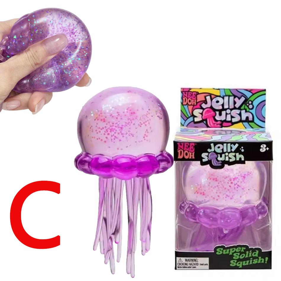 Medusa Kawaii Maltosio Squishy Giocattolo Colori Morbidi Carina Modello Medusa Sollievo dallo Stress per Bambini Adulti Ansia Giocattolo Sensoriale Regalo