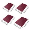 Linen Rectangular Circular Bath Mat Absorbent Bathroom Rug Non Slip Floor Mat Entrance Doormat for Bedroom Living Room 60x90cm