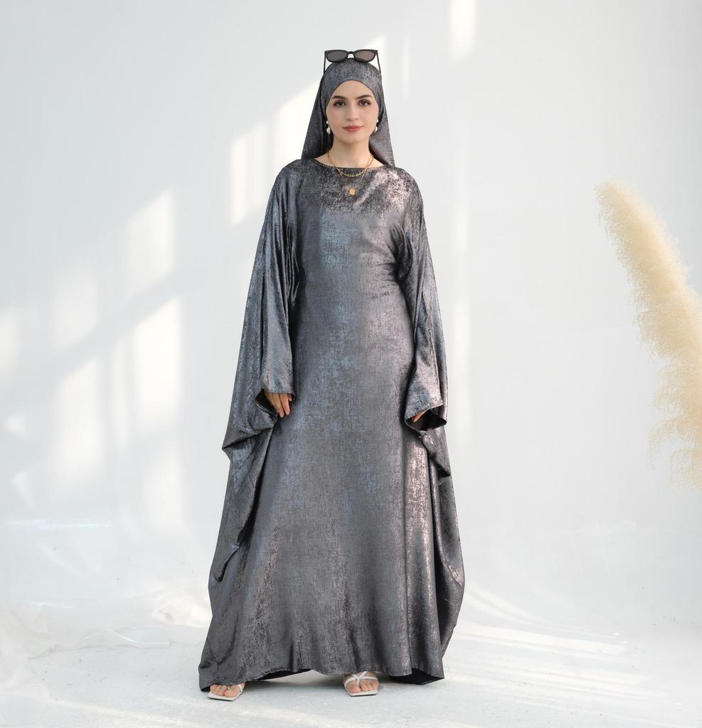 Loriya2025 Elegantes Patchwork Abaya Kleid LR778