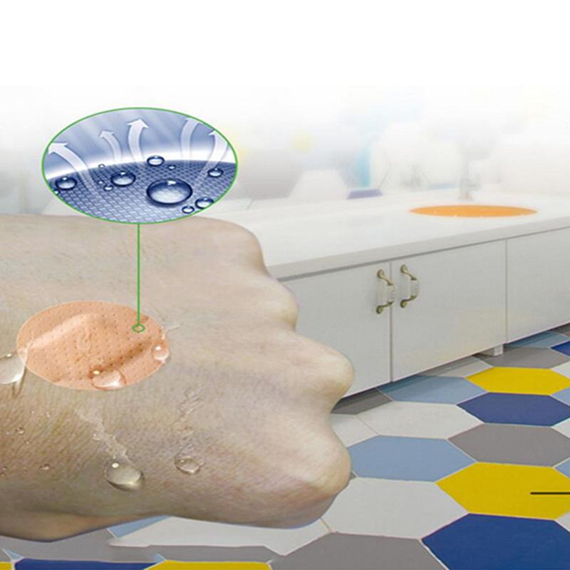 100 st Mini Vattentäta Andningsbara Plåster Små Sårplåster Hemostas Förband