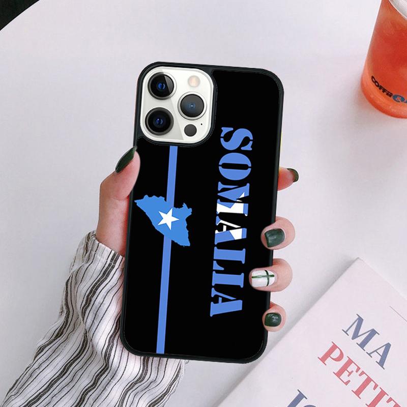 Somali Somalia National Flag Phone Case For iPhone 17 Air 16 15 14 13 12 11 Pro Max Plus Max Cover Shell coque