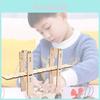 Kindergarten Students Wooden Assembled Cable-stayed Bridge Handmade Kit Cognitive Educational Toy Wholesale