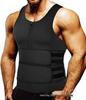 Men's Neoprene Sauna Zipper Waist Trainer Vest and Body Shaper Trimmer