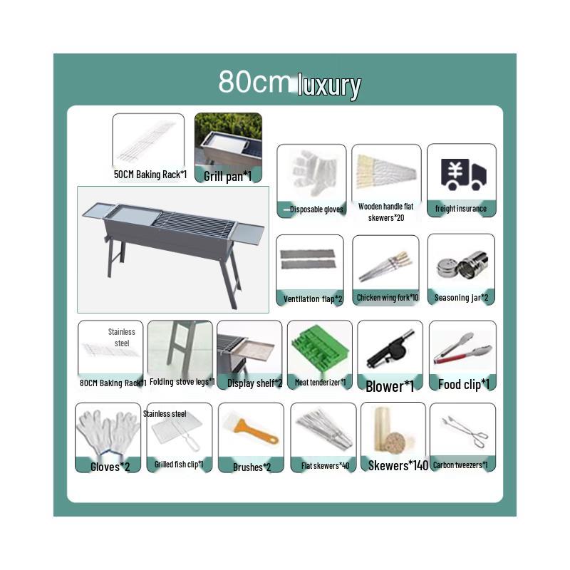 Lantuan Outdoor Charcoal BBQ Grill