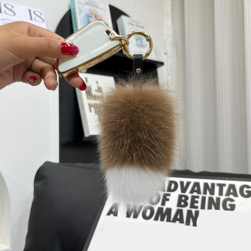 Geanta cu coada cu blana Pandantive Decoratiuni Plush Moale Blana artificiala Accesorii cadou minunate