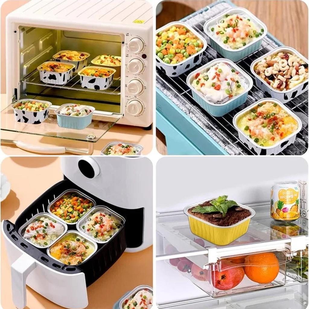 Aluminum Foil Cake Cup Muffin Tin With Lid, 60-pack Cake Pan, Bread Mold With Lid, Disposable Baking Cup Aluminum Foil Cake Baking Cup With Lid