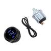 52mm Digital Oil Pressure Gauge Oil Press Meter with Blue Back Light Universal Fit for 12v Vehicle