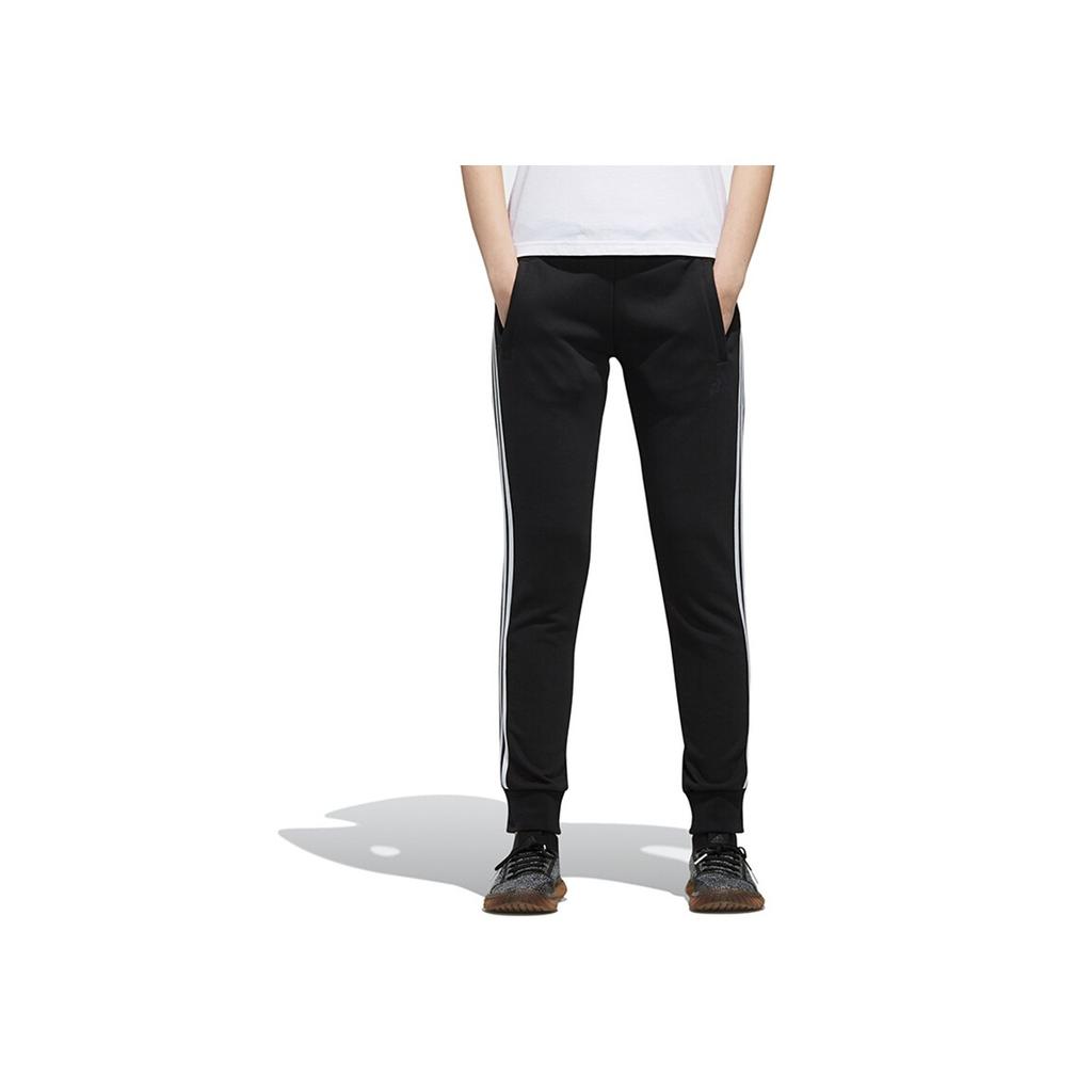 Adidas Casual Sports Training Tapered Knit Sweatpants Women Bottoms Black EH3896