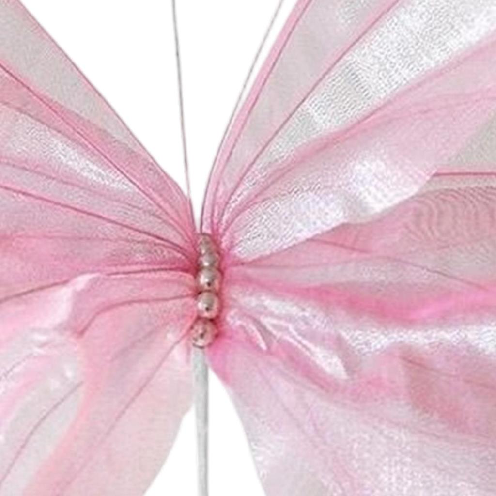 Realistic Butterfly Decoration Hanging Gauze Fake Butterfly 3D Large Butterfly Wall Decor For Porch Arch Window wedding hall