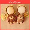 Plush Dachshund Dog Keychain With Soft Short Plush For Bag Decoration And Gift