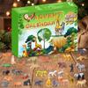 Christmas Countdown Calendar Box 24 Days Animal Theme Educational Toy for Kids Development Gift