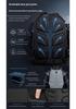 LED Motorcycle Riding Backpack - Double Shoulder Helmet & Computer Bag for Men & Women with Hard Shell