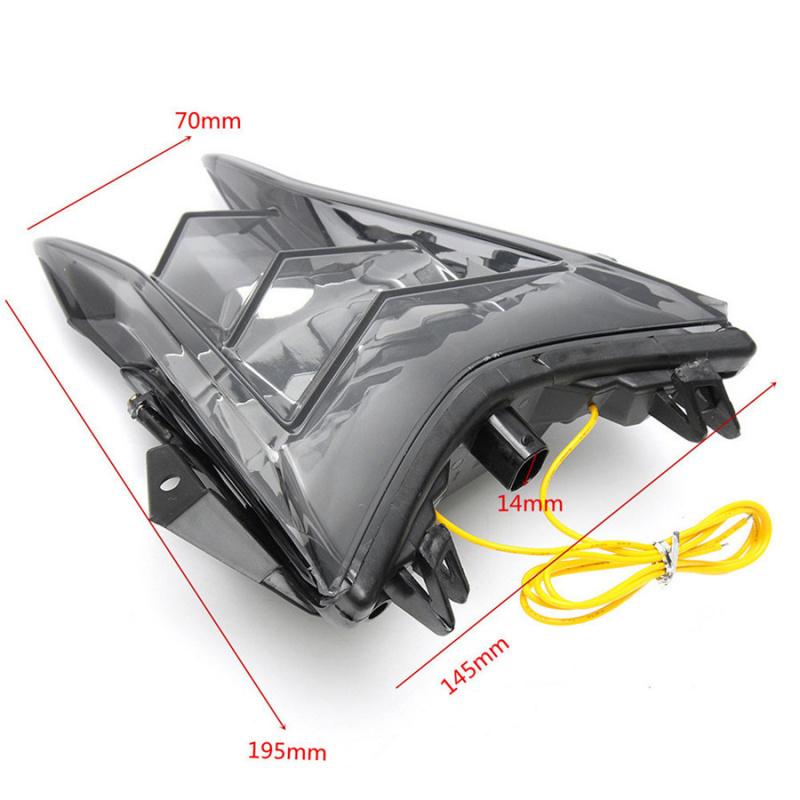 Integrierte LED-Motorrad-Rückleuchte mit Brems- und Blinkfunktion für BMW S1000RR 10-16