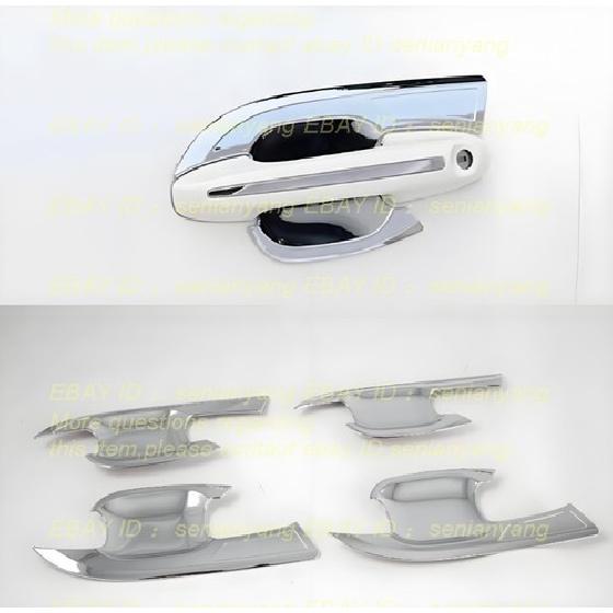 4X Chrome Door Handle Bowl Frame Cover Trim For -2024 Ford Escape ABS