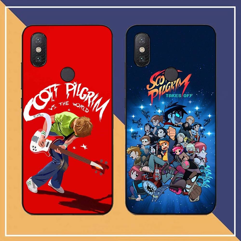 S-Scott Pilgrim Phone Case For Redmi Note 4 X 5 A 6 7 8 T 9 9S 10 11 11S 11Epro Poco M3 pro
