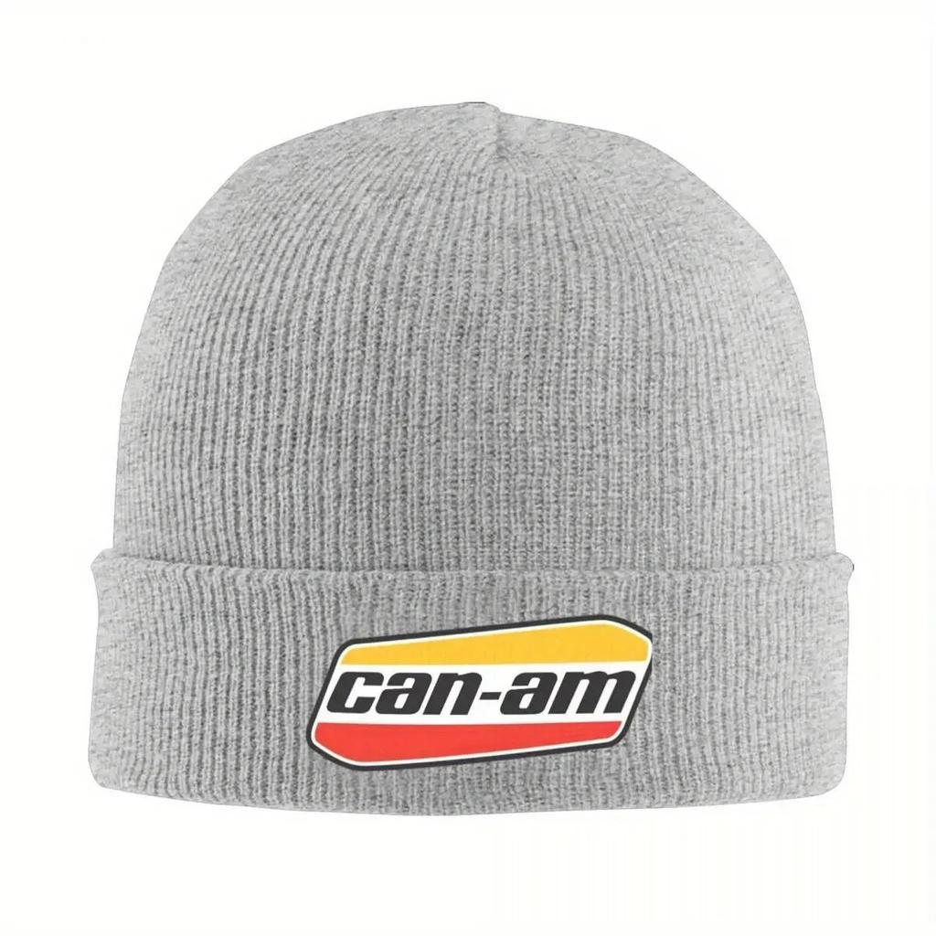 New Can Am Hats Autumn Winter Beanies Street Motor Lover Vehicles Caps Unisex Women Acrylic Knitted Hat