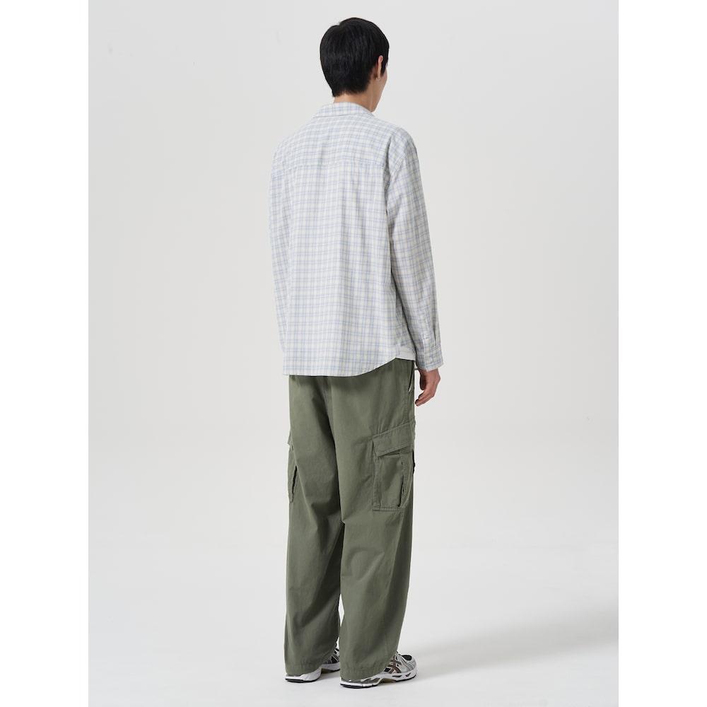 8seconds Project(Ww6) Soft Check Shirt Sky Blue (454864Hqbq)