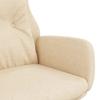 Cream Fabric Recliner Chair