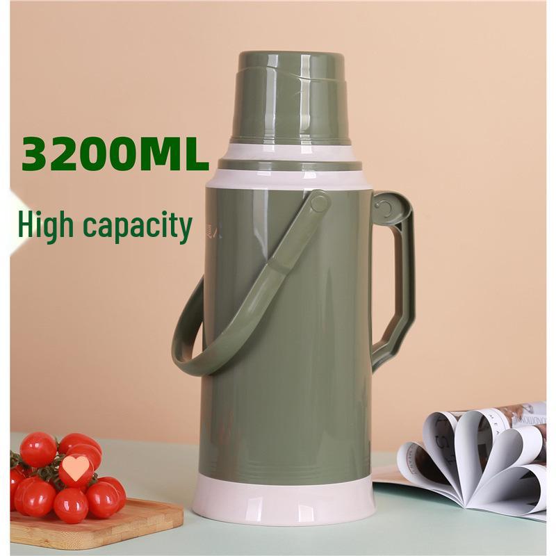 Large Capacity Plastic Thermos Bottle - Home & Dorm Use