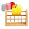Rotating Weaving Yarn Ball Holder Wooden Sewing Thread Storage Rack Thread Spool Holder  Home