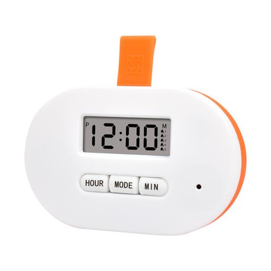 Smart Pill Box with Alarm Clock Portable Travel 3 Compartments Pill Case LCD Display Elderly Timed Remind Medication Dispenser Organizer Container