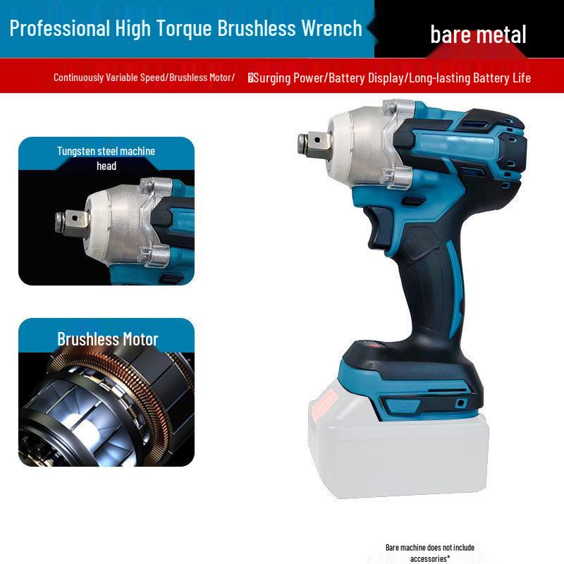 Lithium Battery Brushless Electric Wrench - High Torque, Rechargeable, Hot Selling