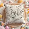 French Retro Print Pillow Case Soft Plush Fabric DoubleSided Printed Cushion Cover Warm Winter Sofa Pillow Case
