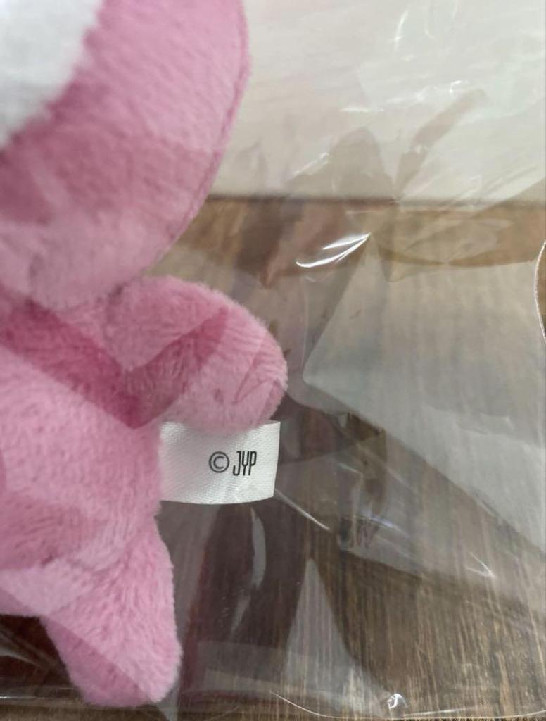 [USED] TWICE Lovely Keychain Bag Charm Mascot Pink BDZ