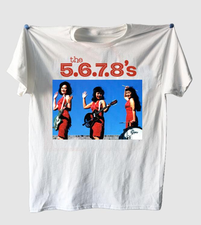 

HOT NEW The 5.6.7.8 s band white T-shirt short sleeve All sizes 1F2044 Unisex T-Shirt XL