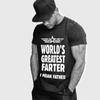 Worlds Greatest Farter Mens Funny Cotton Blend Tshirt Stylish Casual Dad Gift