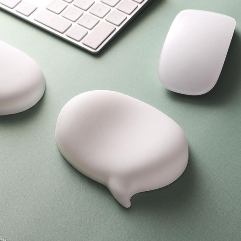 Slip designs Wrist Cushion Set Made Of Silicone And PU Leather For Enhanced Stability And Comfort During Desk Use.