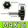 Adjustable Plum Blossom Plastic Head Star Handle Screw Bolt