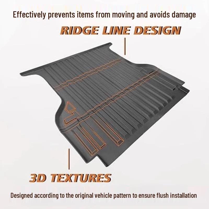 Fits 2023-2025 Ranger Pickup Bed Liner Cargo Mat