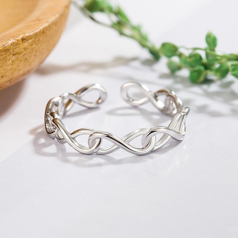925 Sterling Silver Plated Sun Moon Sunflower Heart Rings for Women Original Flower Wedding Crystal Luxury Jewelry R5375