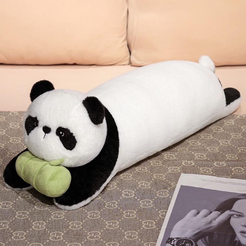 Soft Plush Long Animal Hugging Pillow Perfect For Bedtime Snuggles And Playtime