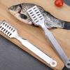 Fish Scaler Stainless Steel Fish Scaler Tool with Ergonomic Handle Fish Scale Remover Comfortable Grip Fish Descaler Tool