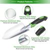 Garden Trowel & Hand Wide Shovel Pointed with Soft Rubberized Non-Slip Ergonomic Handle for Planting, Transplanting, Weeding, Mo