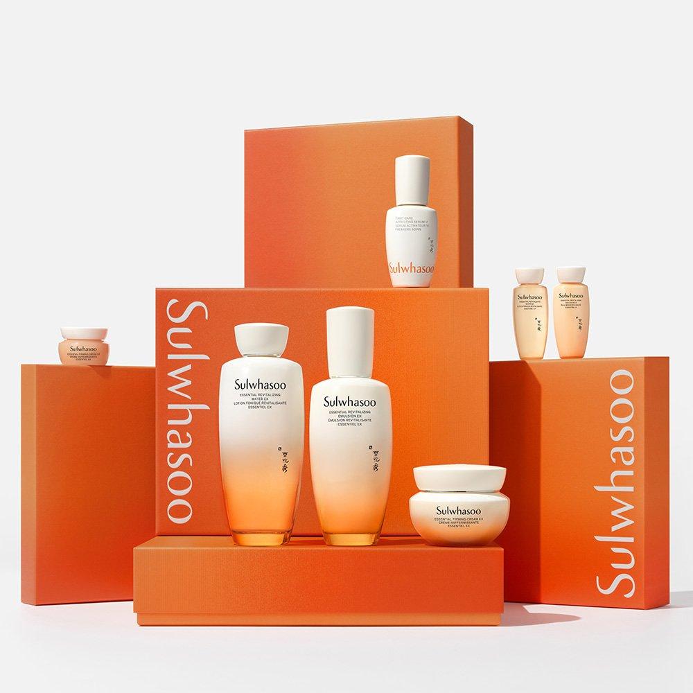 Essential Elasticity Care Set (3 Types of Elasticity) Jaumsu EX 150ml/Jaum Emulsion EX 125ml/Elasticity Cream EX 50ml