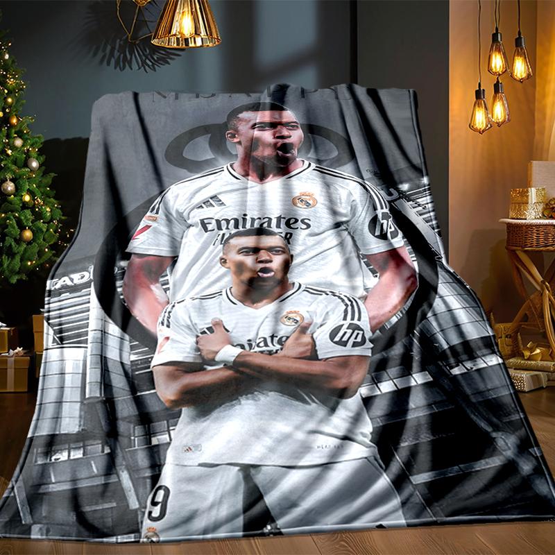 Fußballstars Celebration Decke Leicht Ideal Bettdecke Perfekt für Reisen, Camping, Wohnzimmer, Büros, Sofas, Fan Weihnachtsgeschenk