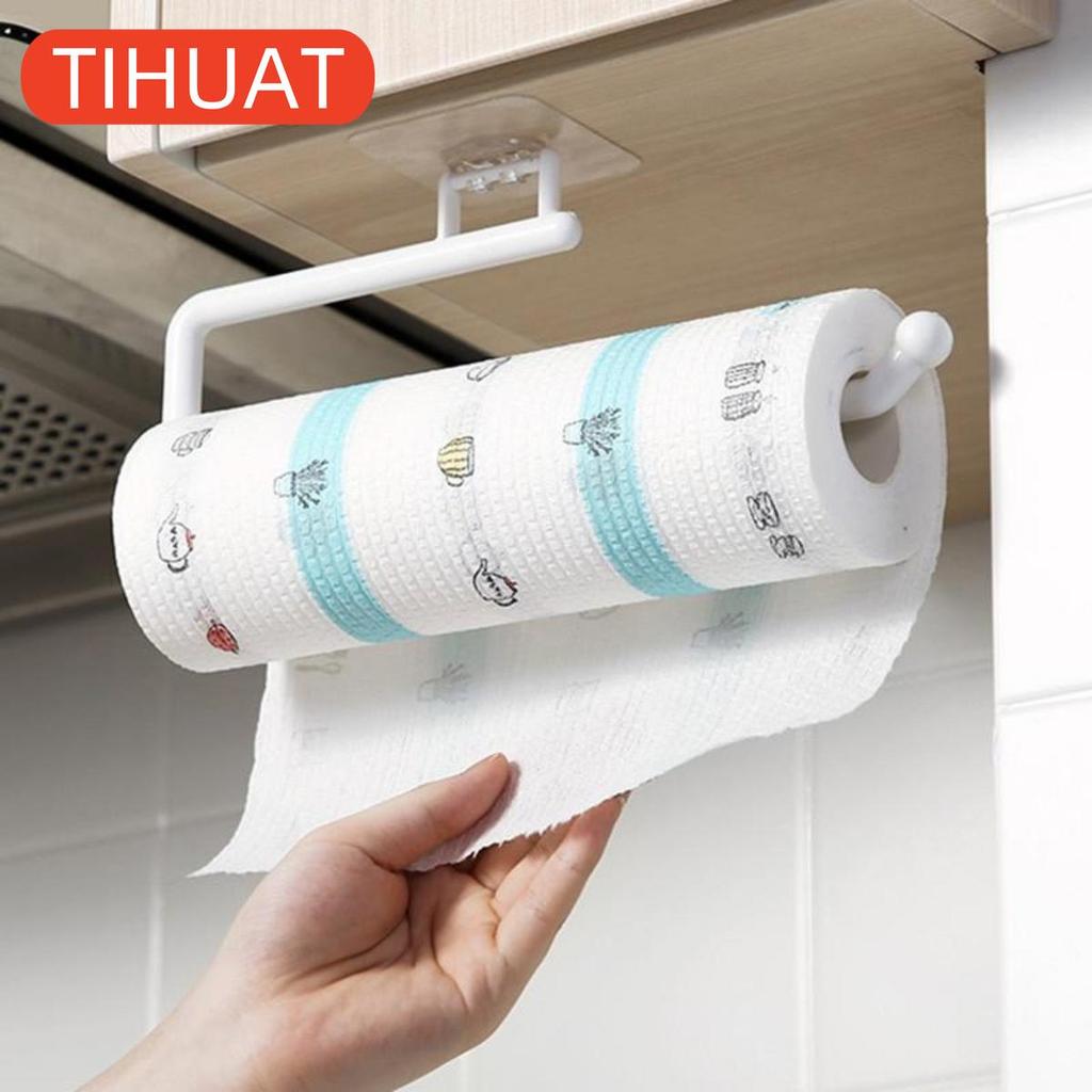 Hanging Rack Organizer for Kitchen Paper Towels or Toilet Paper In the Bathroom