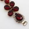 2018 New Charm 105MM Acrylic Chain DIY Garment sewing accessories Metal Crystal Rhinestone bikini Connectors buckle
