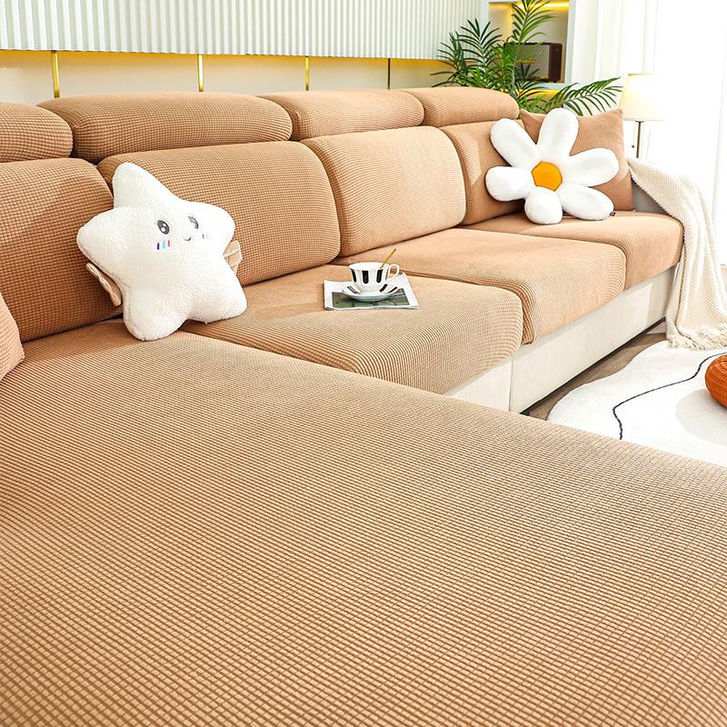 Dust-proof Homestay Seat Cushion Lazy Sofa Cover Cover Summer Living Room New Simple Seat Cushion Elastic Universal Non-slip