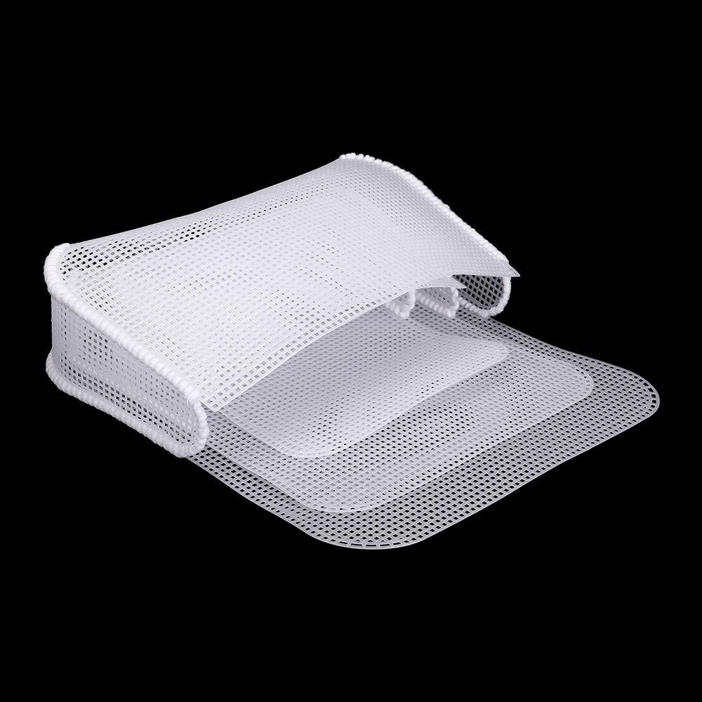 1set DIY white plastic mesh sheet template, DIY mesh shaping material stencil, hand weaving crochet yarn bag stencil mold set
